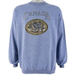 Vintage (Future Fashions) - Canada Wolf Crew Neck Sweatshirt 1990s X-Large