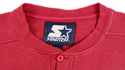 Starter - San Francisco 49ers 1/4 Button Sweatshirt 1990s X-Large Vintage Retro Football