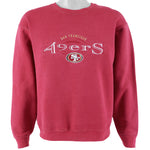 NFL (Pro Player) - San Francisco 49ers Crew Neck Sweatshirt 1990s Medium Vintage Retro Football
