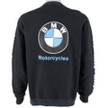 Vintage - Black BMW Spell-Out Crew Neck Sweatshirt 1990s Large Vintage Retro