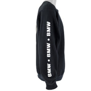Vintage - Black BMW Spell-Out Crew Neck Sweatshirt 1990s Large Vintage Retro
