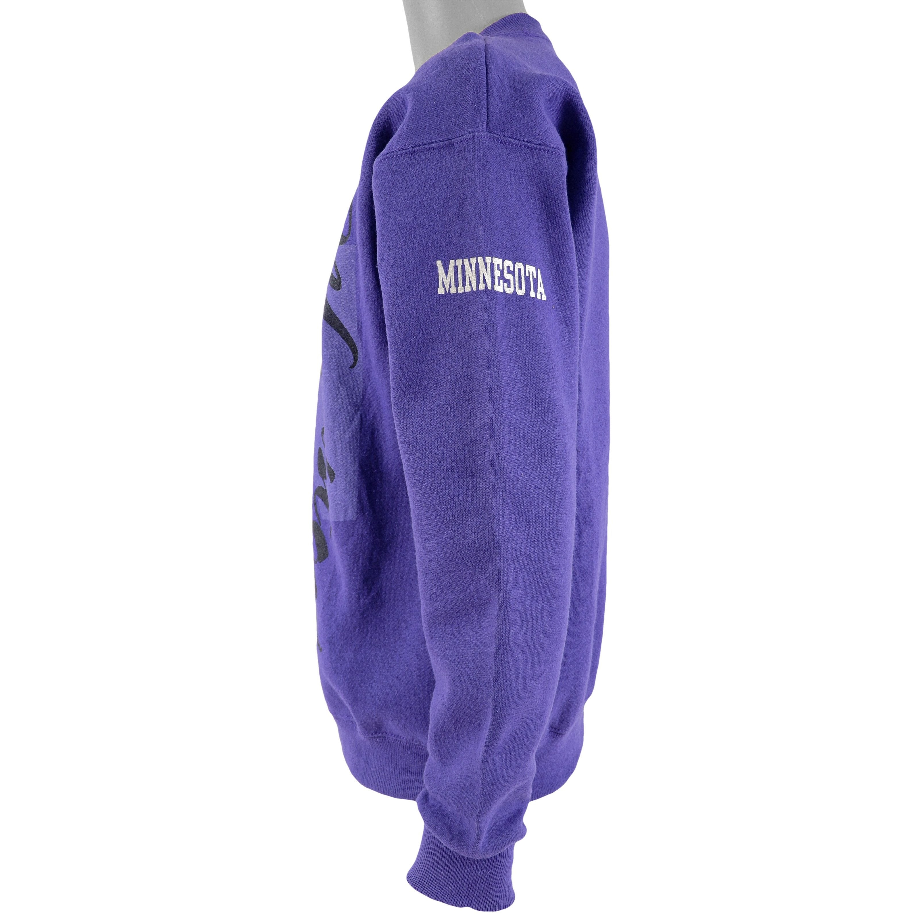 Jostens - Minnesota Bird Crew Neck Sweatshirt 1990s Medium Vintage Retro