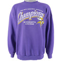 NFL (Logo 7) - Minnesota Vikings Crew Neck Sweatshirt 1998 X-Large Vintage Retro Football