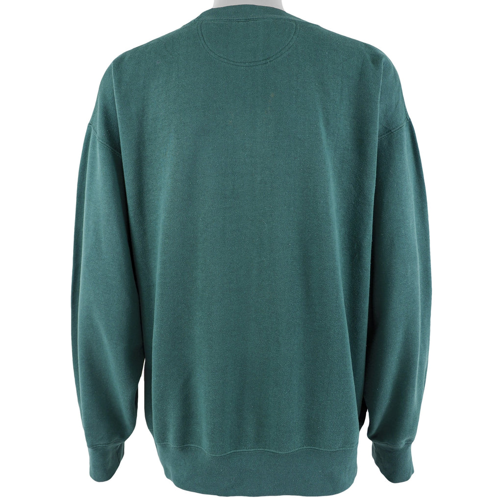 NFL (Ridell) - Green Bay Packers Crew Neck Sweatshirt 1990s X-Large Vintage Retro Football
