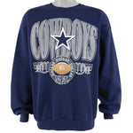 NFL - Dallas Cowboys Crew Neck Sweatshirt 1990s X-Large Vintage Retro Football