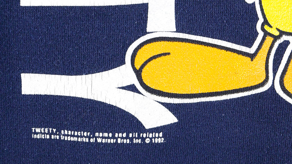 Looney Tunes - Tweety Crew Neck Sweatshirt 1992 X-Large Vintage Retro