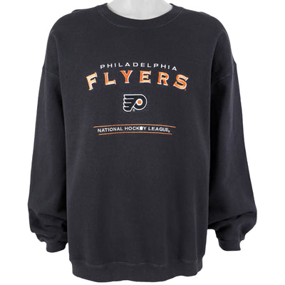 NHL (Lee) - Philadelphia Flyers Crew Neck Sweatshirt 1990s Large