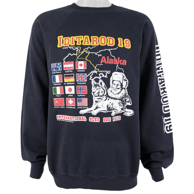 Vintage (Artex) - Iditarod 19, Alaska Sled Dog Race Sweatshirt 1991 X-Large