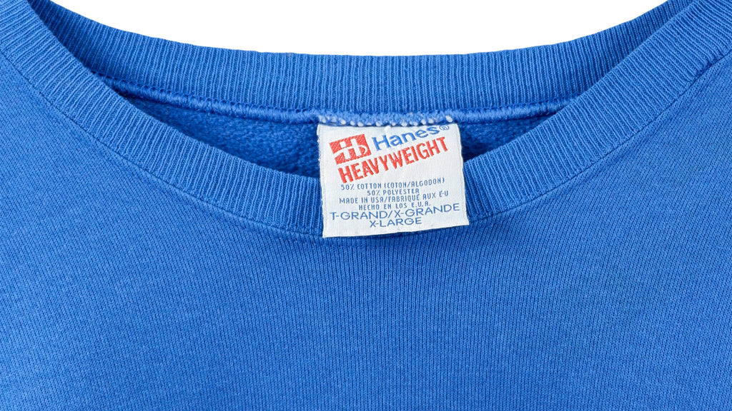 NBA (Hanes)- Philadelphia 76ers Crew Neck Sweatshirt 1990s X-Large Vintage Retro Basketball