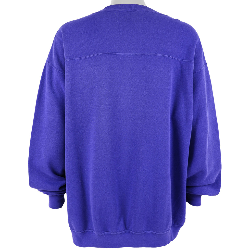 NBA (Lee) - Blue Utah Jazz Crew Neck Sweatshirt 1990s XX-Large Vintage Retro Basketball