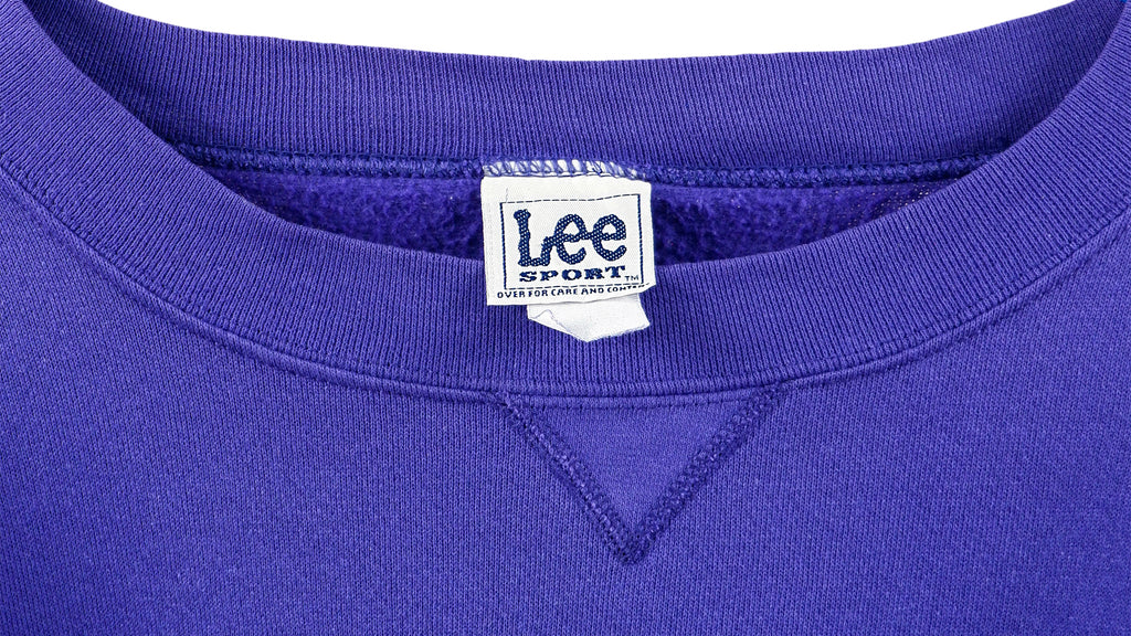 NBA (Lee) - Blue Utah Jazz Crew Neck Sweatshirt 1990s XX-Large Vintage Retro Basketball