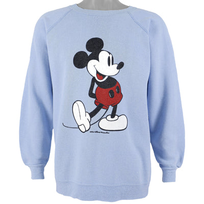 Disney - Mickey Mouse Printed Sweatshirt 1980s X-Large