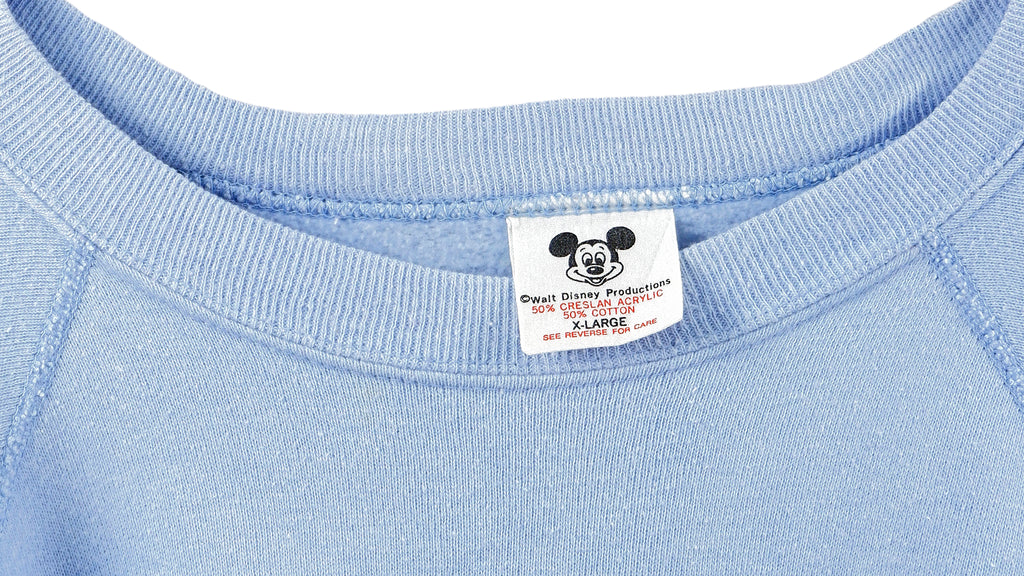 Disney - Mickey Crew Neck Sweatshirt 1980s X-Large Vintage Retro
