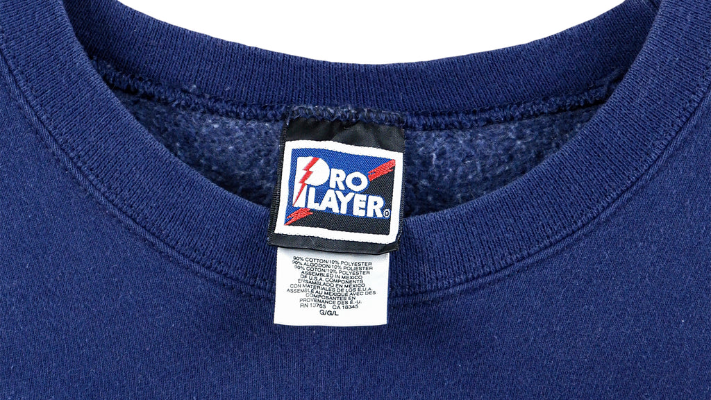 NFL (Pro Player) - Super Bowl XXXIII Broncos Crew Neck Sweatshirt 1999 Large Vintage Retro Football