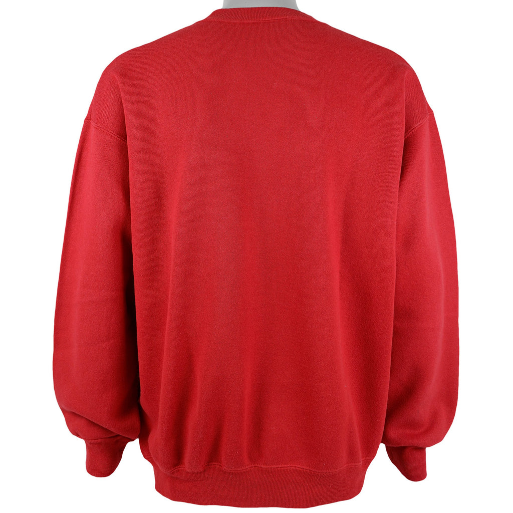 NBA (Logo 7) - Houston Rockets Crew Neck Sweatshirt 1990s X-Large Vintage Retro Basketball