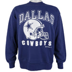 NFL (Hanes) - Dallas Cowboys Spell-Out Sweatshirt 1990s Large vintage Retro Football