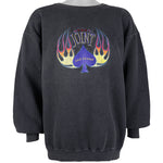 Hard Rock - The Joint, Las Vegas Embroidered Crew Neck Sweatshirt 1990s Large Vintage Retro