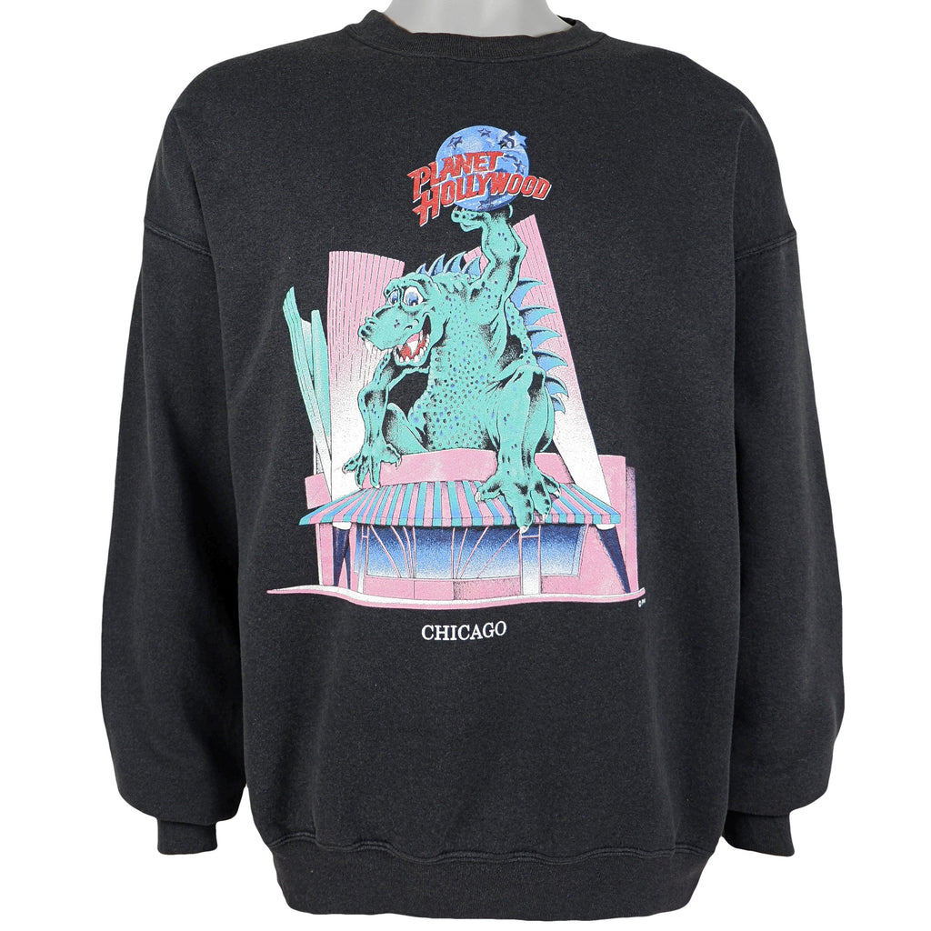 Vintage - Planet Hollywood, Chicago Crew Neck Sweatshirt 1990s X-Large Vintage Retro