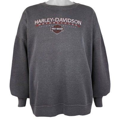 Harley Davidson - Dockgate 20 H-D, Southampton England Crew Neck Sweatshirt 1990s 3X-Large
