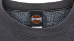 Harley Davidson - Grey Spell-Out Sweatshirt 1990s XXX-Large Vintage Retro