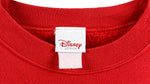 Disney - Red Mickey Crew Neck Sweatshirt 1990s XX-Large Vintage Retro