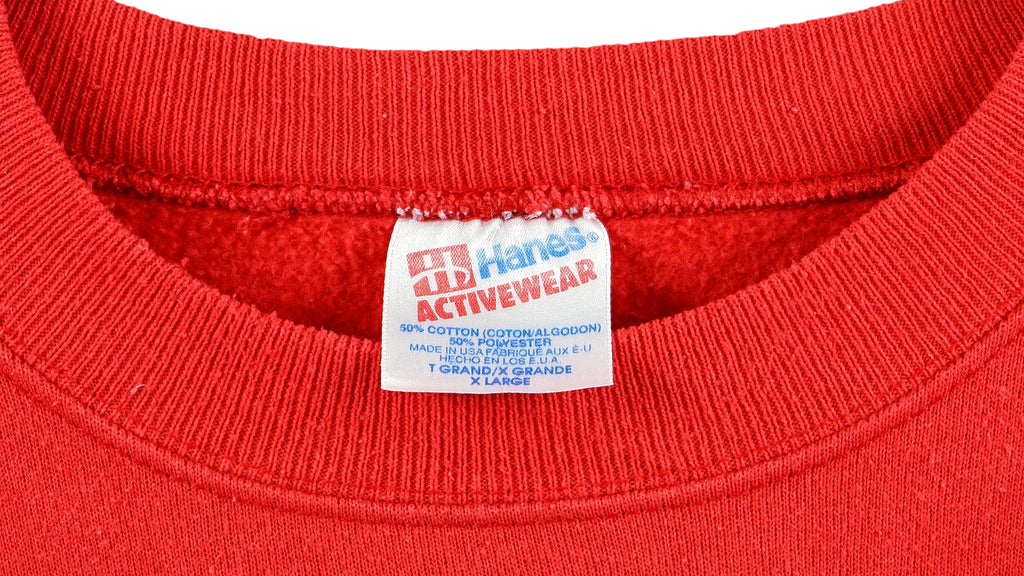 NBA (Hanes) - Chicago Bulls Crew Neck Sweatshirt 1990s X-Large Vintage Retro Basketball