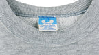 Disney - Grey Mickey Crew Neck Sweatshirt 1990s Large Vintage Retro