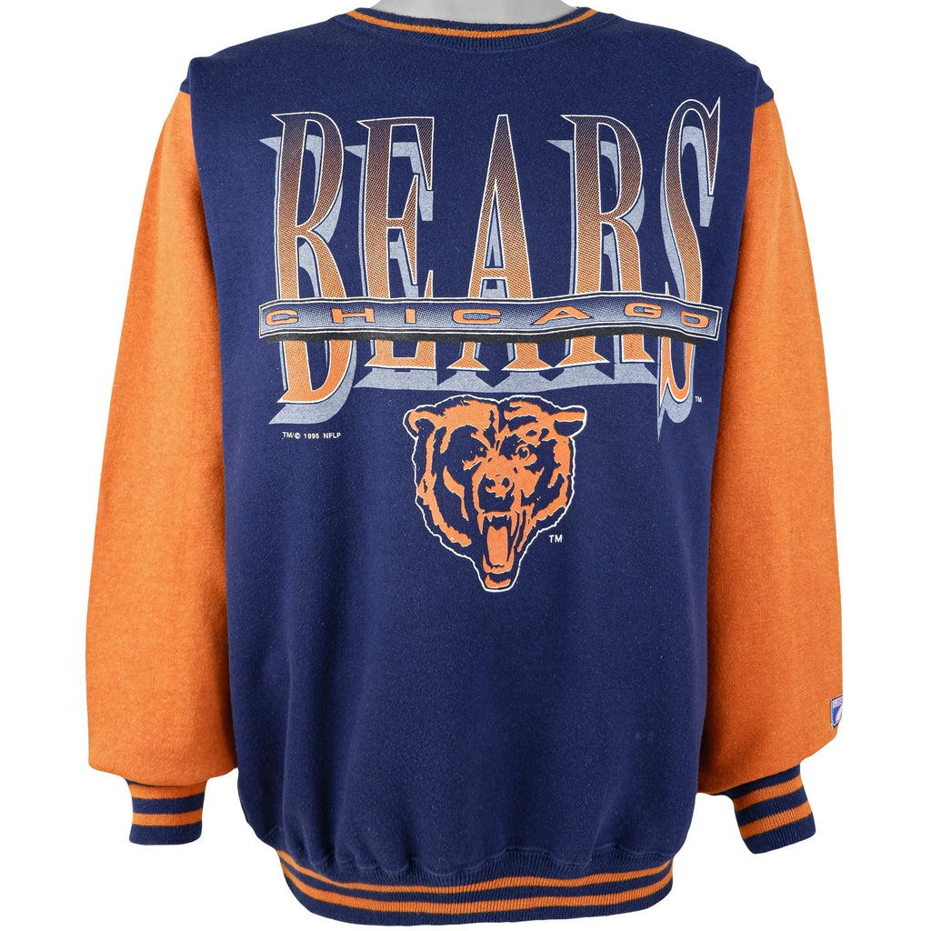 NFL (Logo 7) - Chicago Bears Crew Neck Sweatshirt 1995 Large Vintage Retro Football
