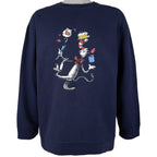 Vintage (Seuss Wear) - Dr. Seuss Printed Crew Neck Sweatshirt 1990s X-Large Vintage Retro