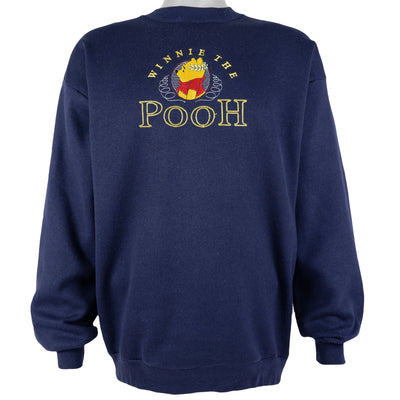 Disney - Winnie the Pooh Embroidered Sweatshirt 1990s X-Large