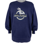 Vintage (WB) - Bugs Bunny Embroidered Crew Neck Sweatshirt 1990s 3X-Large Vintage Retro