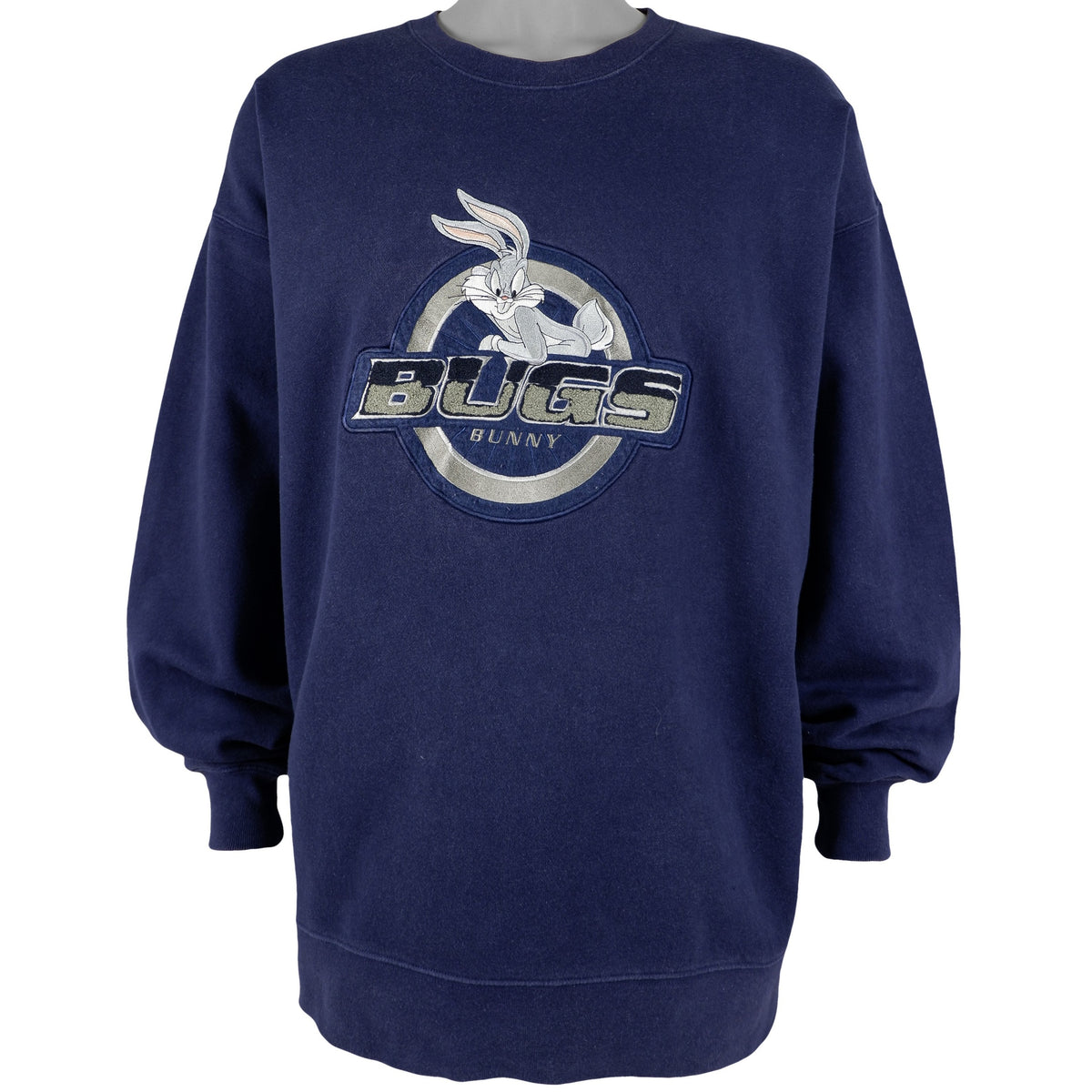 Vintage (WB) - Bugs Bunny Embroidered Crew Neck Sweatshirt 1990s 3X-Large Vintage Retro