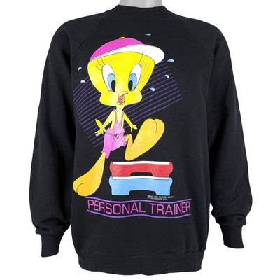 Looney Tunes - Tweety, Personal Trainer Sweatshirt 1995 X-Large