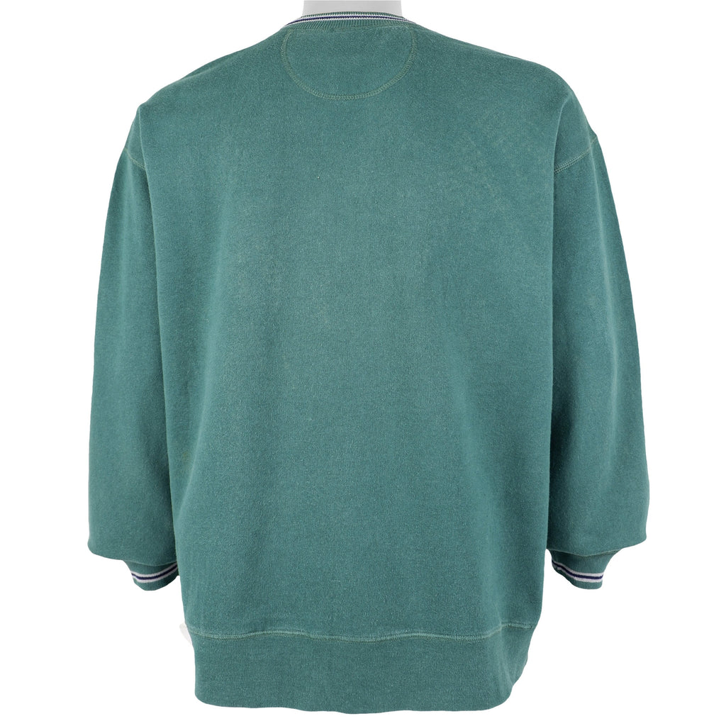 Disney - Green Tigger Embroidered Crew Neck Sweatshirt 1990s X-Large Vintage Retro