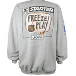 Starter - Colorado Avalanche Spell-Out Sweatshirt 1990s X-Large Vintage Retro Hockey