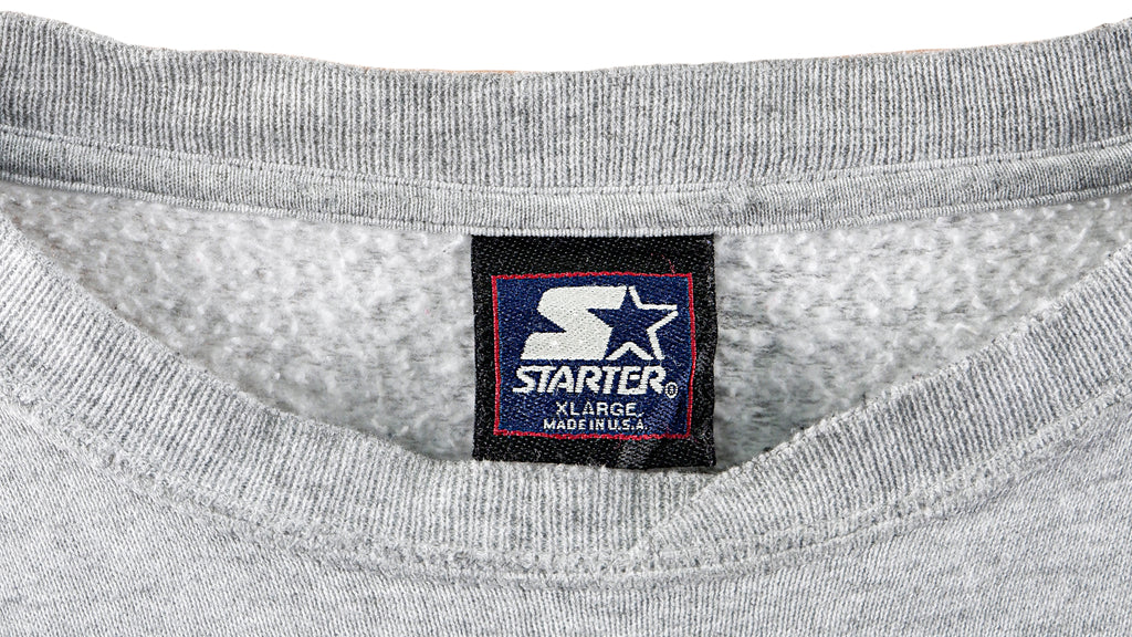 Starter - Colorado Avalanche Spell-Out Sweatshirt 1990s X-Large Vintage Retro Hockey