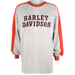 Harley Davidson - Grey Big Spell-Out Sweatshirt 1990s X-Large