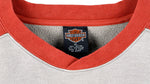 Harley Davidson - Grey Big Spell-Out Sweatshirt 1990s X-Large Vintage Retro 