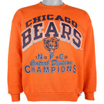 NFL (Logo 7) - Chicago Bears Crew Neck Sweatshirt 1990 Large Vintage Retro Football