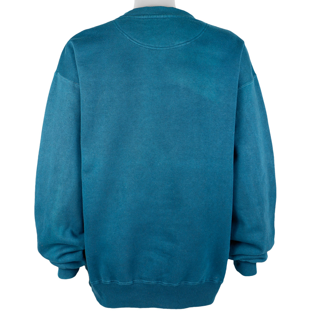 NFL (Majestic) - Miami Dolphins Crew Neck Sweatshirt 1990s X-Large Vintage Retro Football