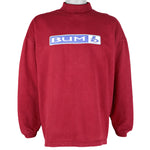 Vintage - BUM Equipment Spell-Out Turtleneck Sweatshirt 1990s Medium