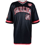 FUBU - Black Harlem Spell-Out Jersey 1990s 3X-Large