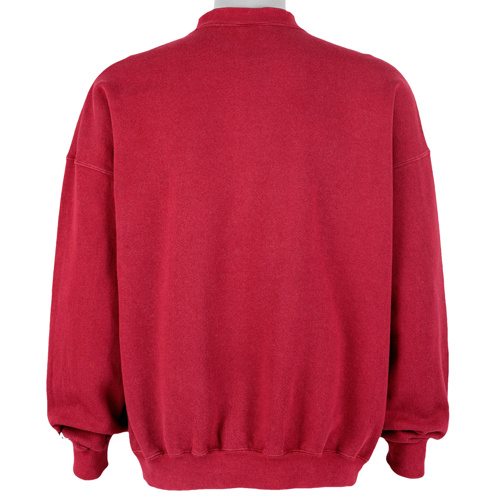 NFL (Logo Athletic) - San Francisco 49ers Spell-Out Sweatshirt 1990s X-Large Vintage Retro Football
