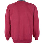 Reebok - Red Big Spell-Out Crew Neck Sweatshirt 1990s Medium Vintage Retro