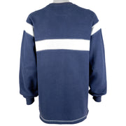 Nike - Blue Spell-Out Crew Neck Sweatshirt 1990s X-Large Vintage Retro