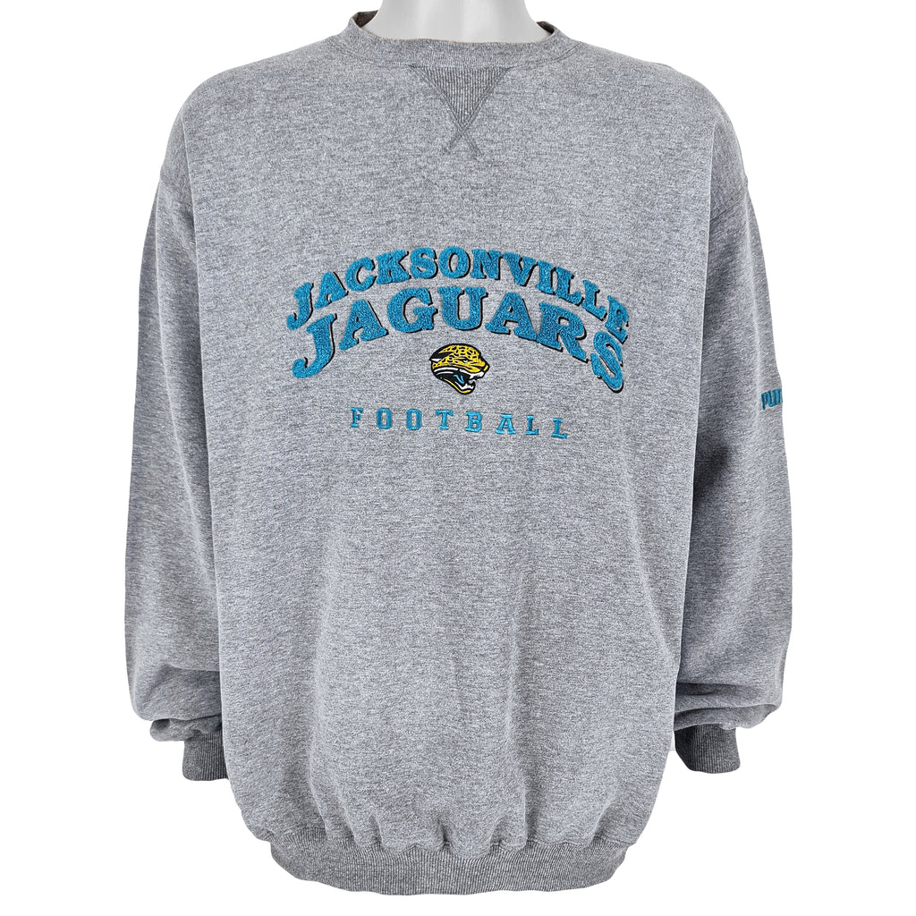 Puma - Jacksonville Jaguars Crew Neck Sweatshirt 1990s X-Large Vintage Retro Football