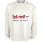 Timberland - Wind, Water, Earth & Sky Embroidered Sweatshirt 1990s Medium