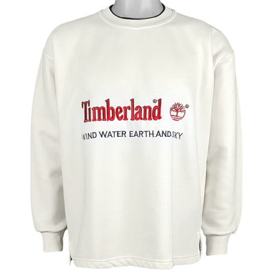 Timberland - Wind, Water, Earth & Sky Embroidered Sweatshirt 1990s Medium