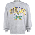 NCAA - Notre Dame Fighting Irish Crew Neck Sweatshirt 1990s Large Vintage Retro Football college