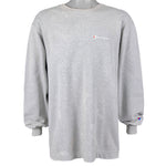 Champion - Grey Classic Sweatshirt 1990s Large